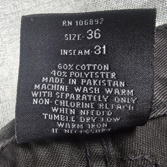 Vintage Joker Jeans Mens 34 x  29  Black Straight Leg Casual Denim Y2K 90s - Picture 12 of 16